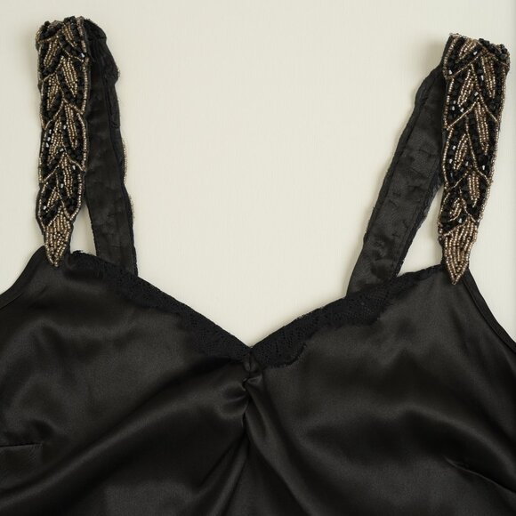 Le Chateau silk satin black top, Size XXS (0) - Picture 6 of 13